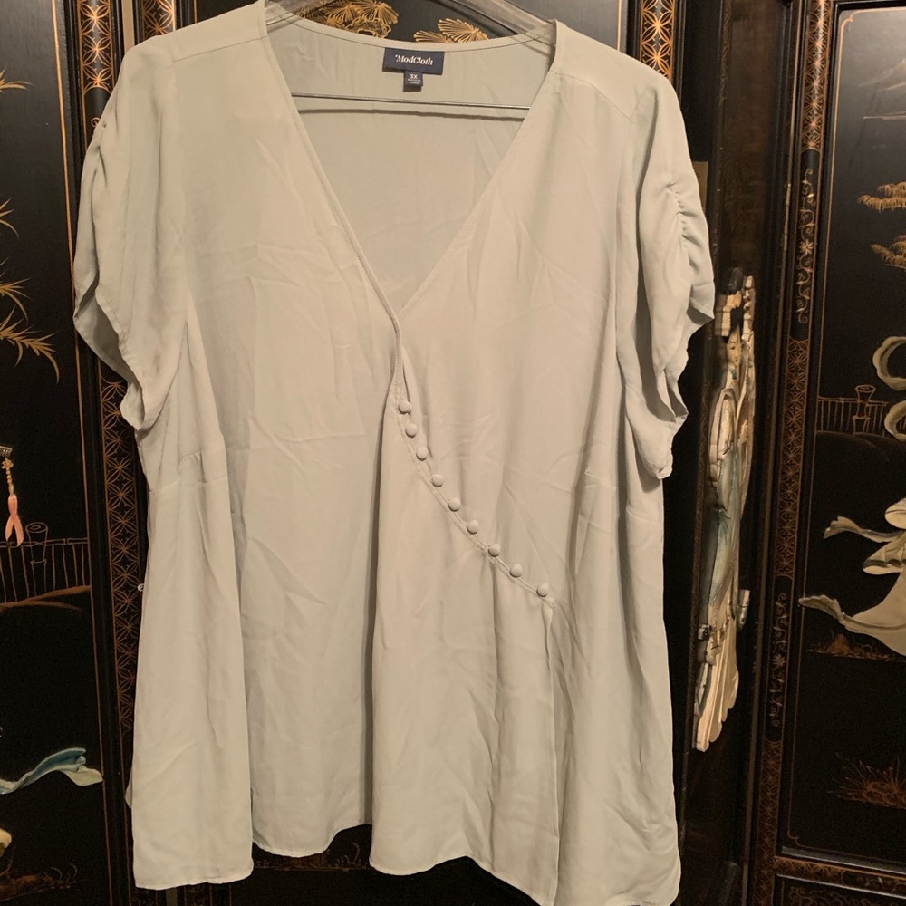 ModCloth, 3x, Graceful Greeting Top